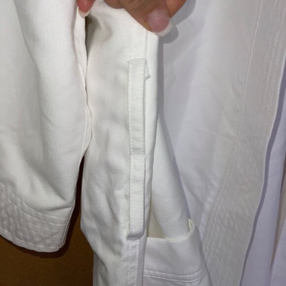 Majestic International Mens Kimono Robe Size XXL White Chamois Casual New - Picture 9 of 13